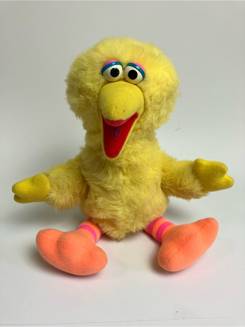 Vintage Big Bird Plush 1986 Sesame Street Hasbro the Muppets 80s Stuffed Animal